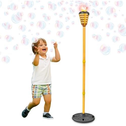 Maxx Bubbles Tiki Torch Bubbler, 4 ft Bubble Machine